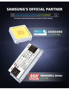 Viparspectra PRO 1000/100W - 2024 Samsung LM301B