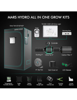 Celotni paket Mars Hydro Grow set TS1000