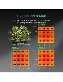 Celotni paket Mars Hydro Grow set TS1000