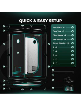 Celotni paket Mars Hydro Grow set TS1000