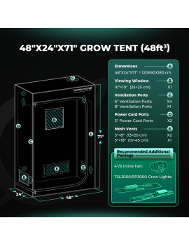 Celotni paket Mars Hydro Grow set TSL2000