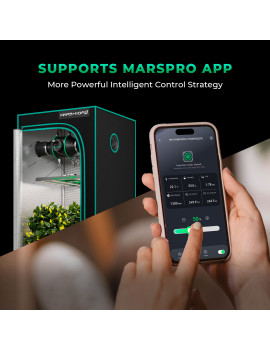 Mars Hydro iFresh 4 ventilator in ogleni filter – komplet z regulacijo hitrosti