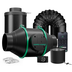 Mars Hydro iFresh 4 ventilator in ogljikov filter z regulacijo hitrosti