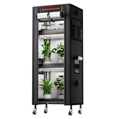 Kompletni growbox za gojenje s 4 policami Spider Farmer - 54W