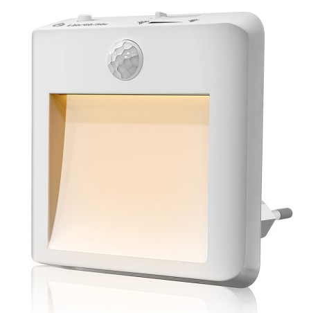 LED nočna lučka brez modre komponente LuDream Nova - Amber