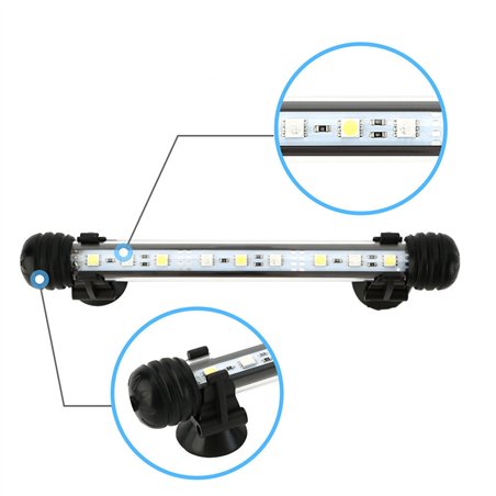 15 LED vodotesné osvetlenie pre akvária 29 cm