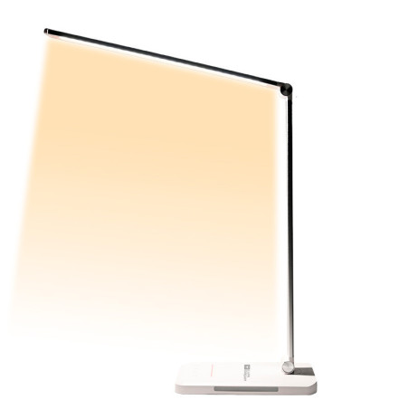 Namizna LED svetilka brez modre komponente LuDream Focus - Bela