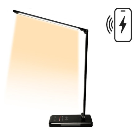 Namizna LED svetilka brez modre komponente LuDream Focus Charge+ Črna