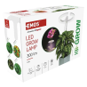 EMOS LED GROW svetilka za gojenje rastlin 8 W, s časovnikom in možnostjo zatemnitve, bela