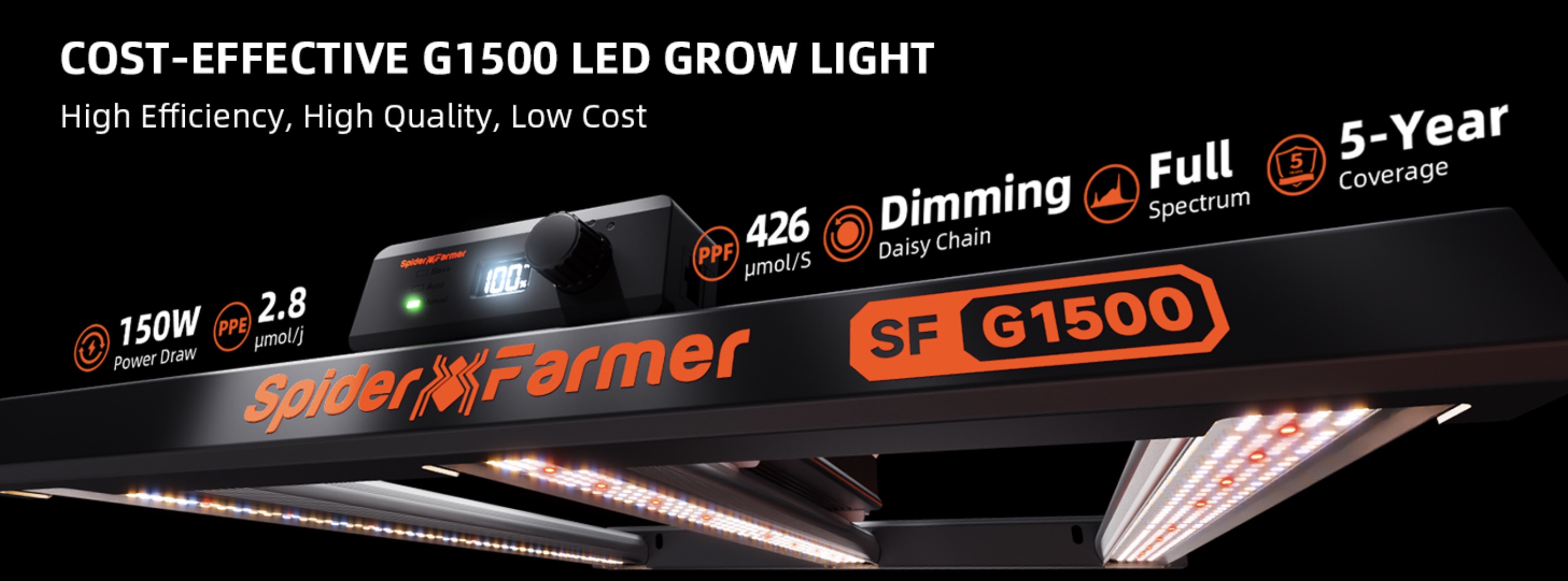 Spider farmer G1500