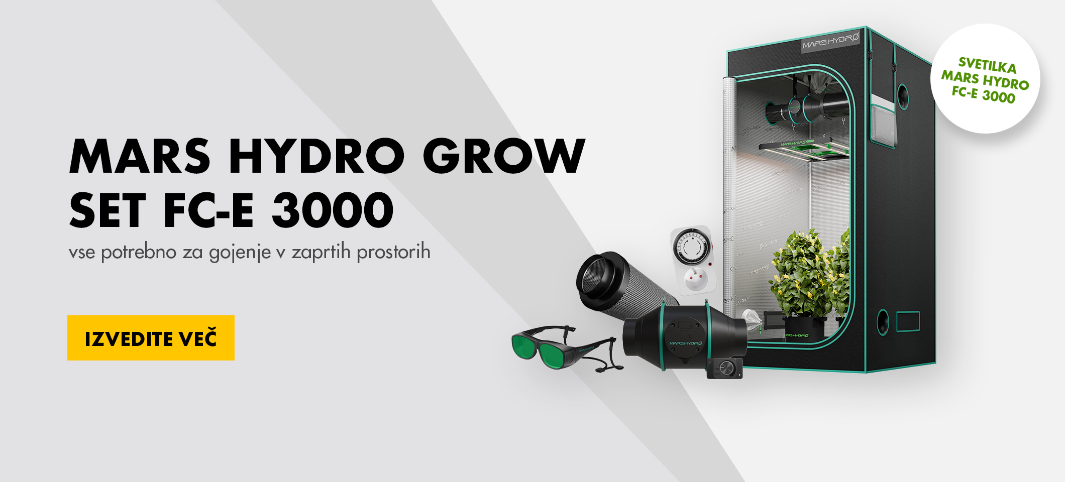 Komplet Mars Hydro Grow set FC-E 3000